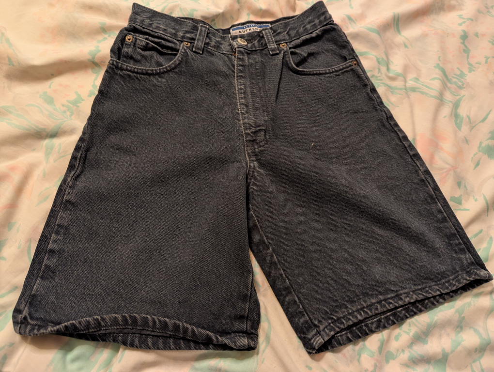 Retreat Blues Denim Shorts size 26, downtown Toronto.