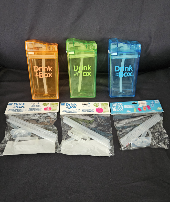 Drink in the Box Reusable Drink Boxes + Replacement Kits