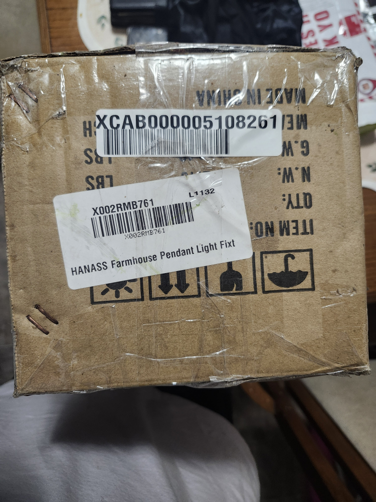 HANASS Farmhouse Pendant Light Fixture - New in Box! - photo 3