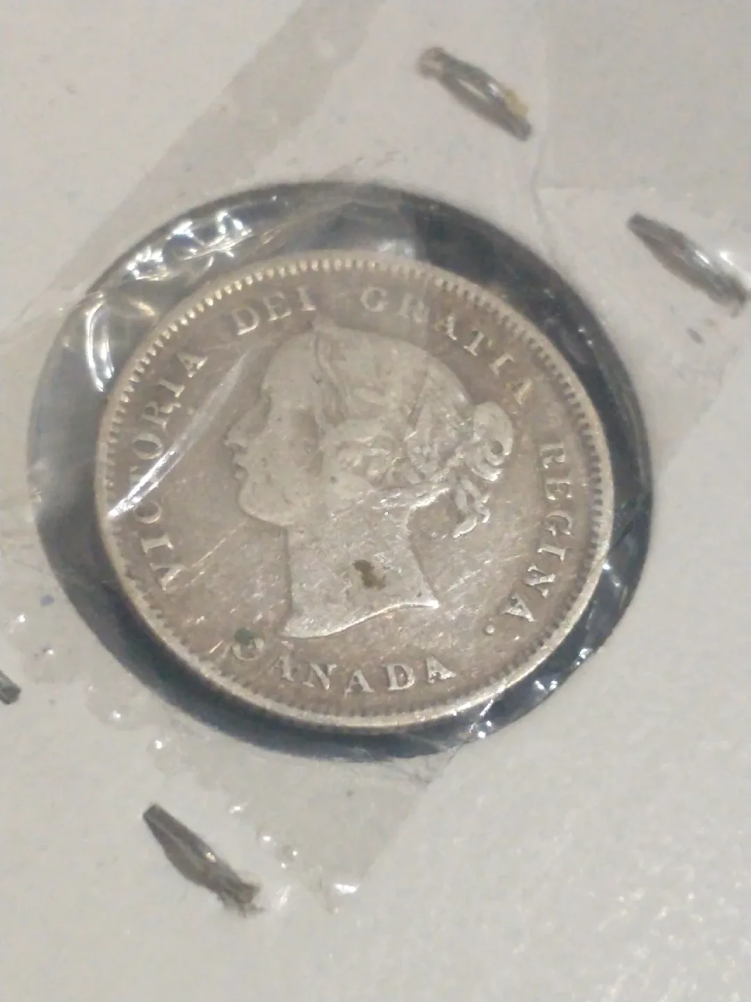 Stunning 1897 Canada five cents Victoria .925 silver KM #1 image indicator(4)