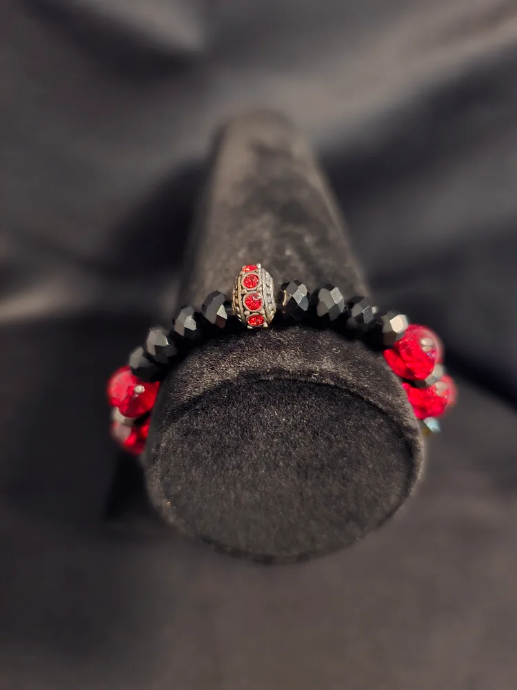 Handmade Beaded Bracelets - Rose Accent image indicator(4)