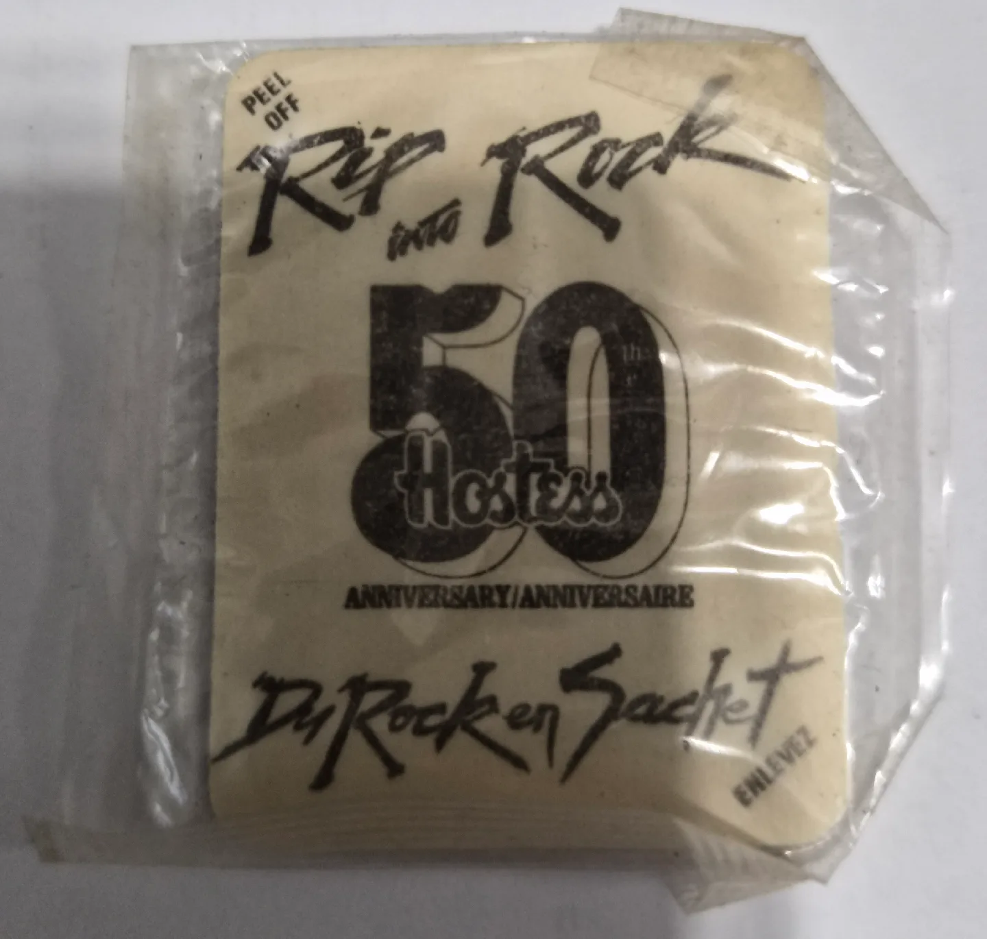 Vintage Hostess Rip into Rock 50th Anniversary Sachet image indicator(2)