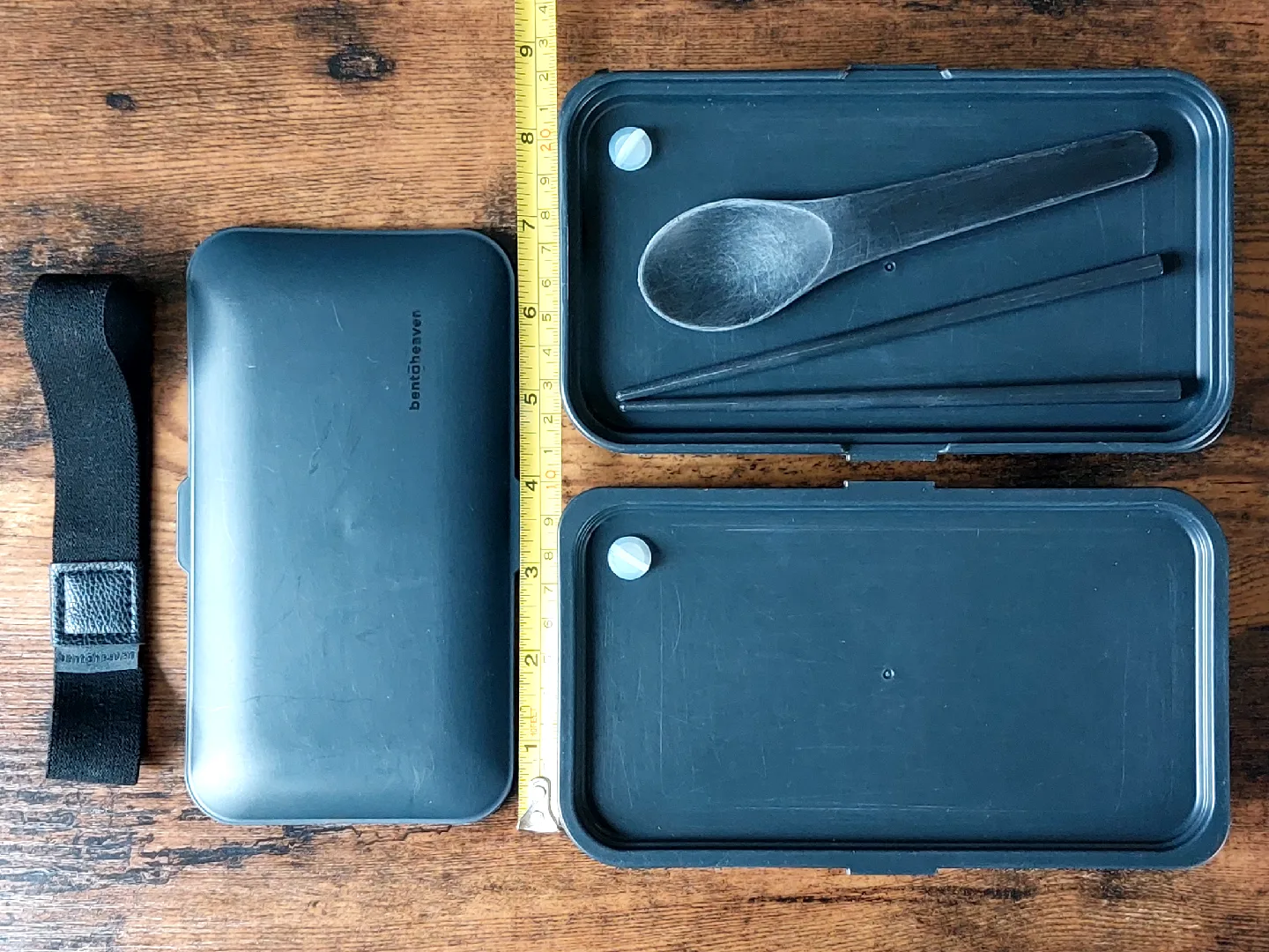 BentoHeaven Lunch Box with Spoon & Chopsticks 🥕 image indicator(4)