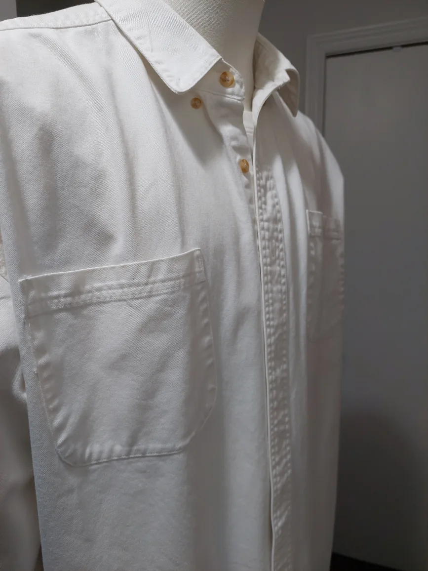 Penman's off-white Cotton Shirt - Extra Large image indicator(10)