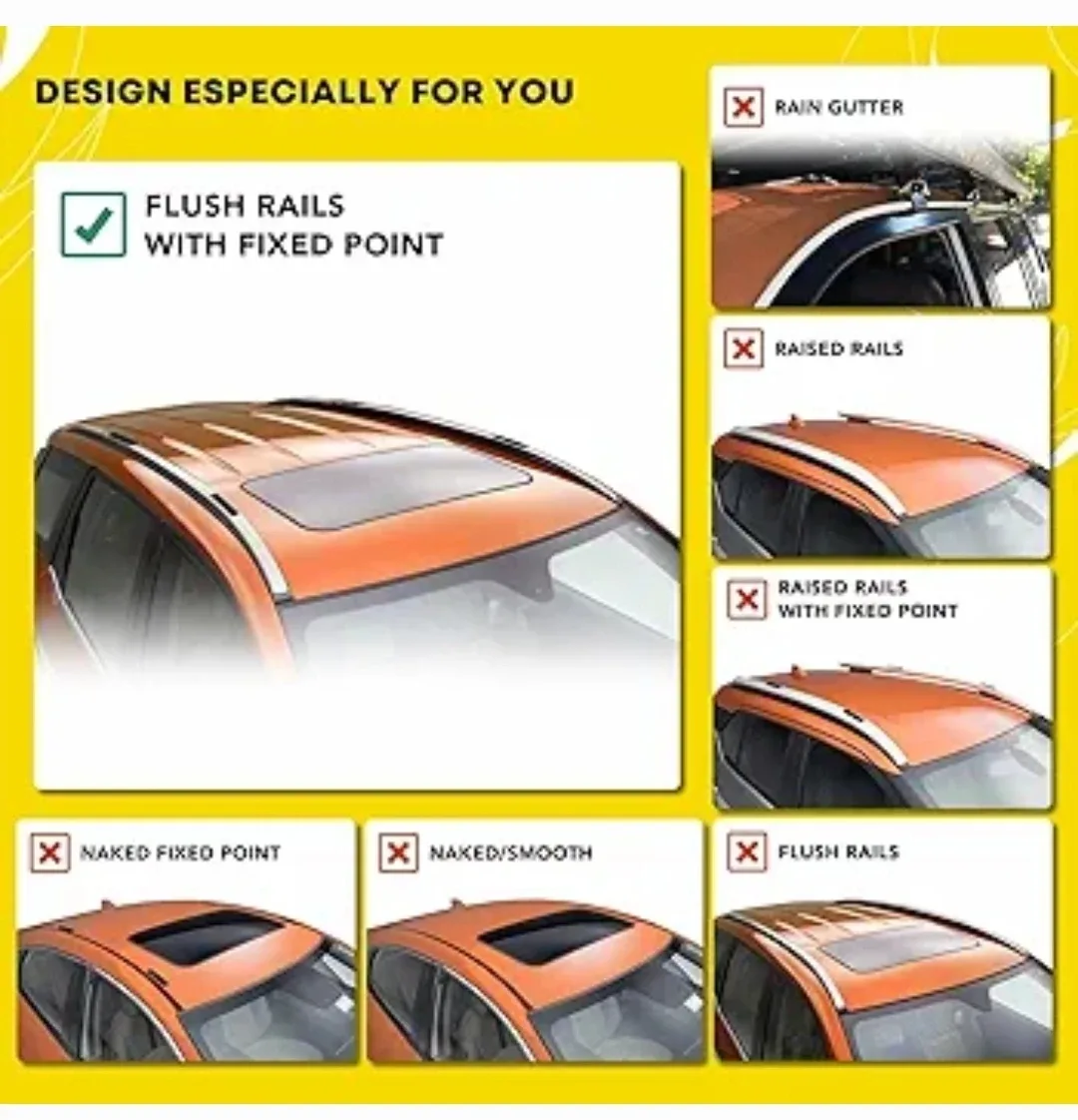 Roof Rack Cross Bars for Honda CR-V 2012-2016 | Flush Rails image indicator(2)