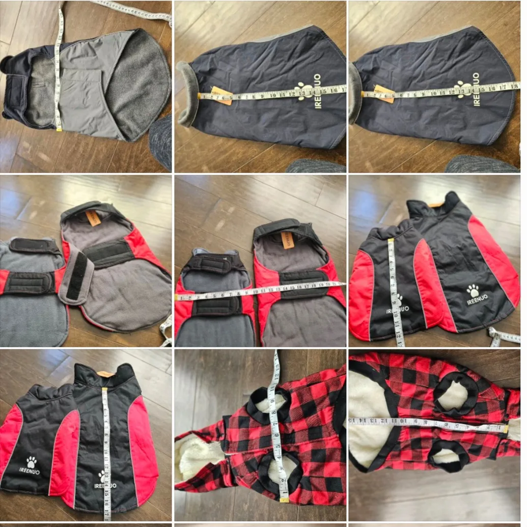 (New)winter jacket for dog, price between $25 to $35 each image indicator(8)