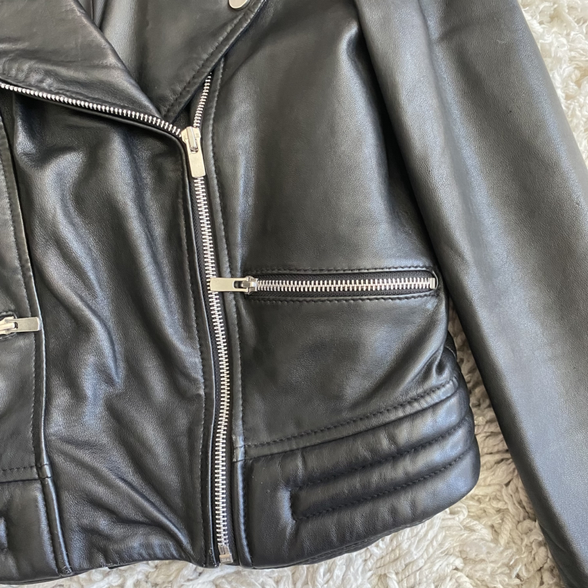 Mango Genuine Leather Jacket - photo 5