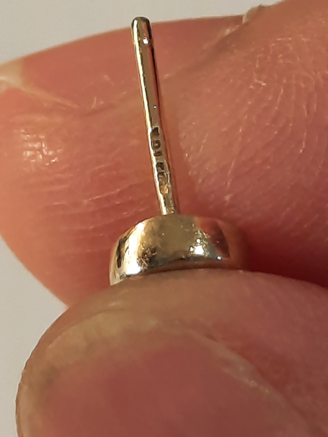 10k solid gold earings with diamonds - photo 5