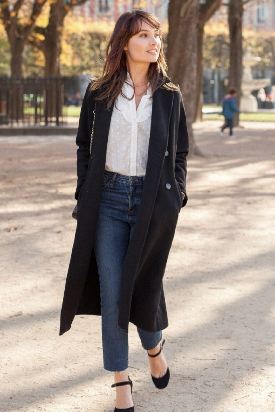 Sézane Long Black Coat - photo 3