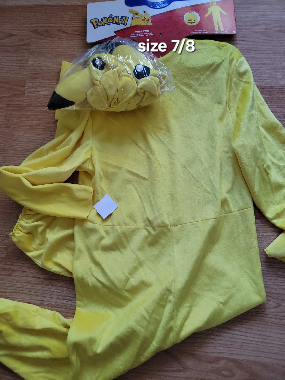 Pokémon Pikachu Costume - Size 7/8 thumbnail