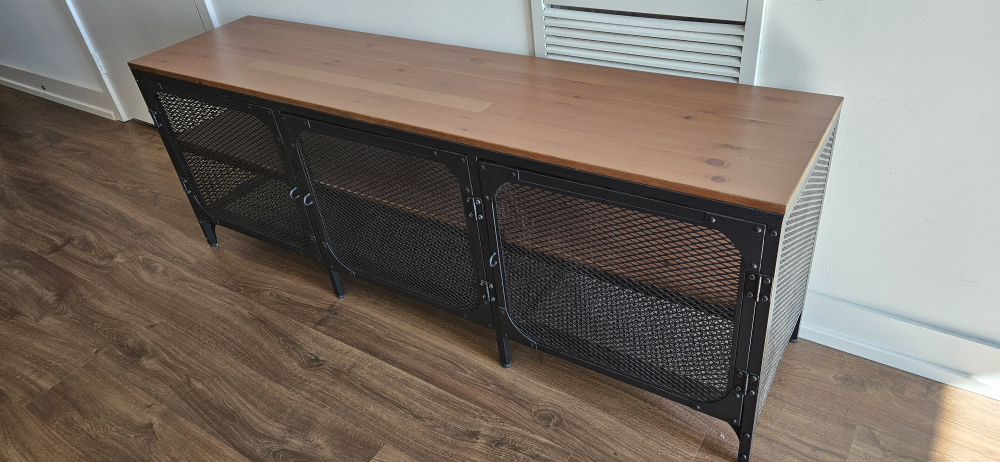 IKEA Fjallbo TV Bench - Black/Wood - photo 2