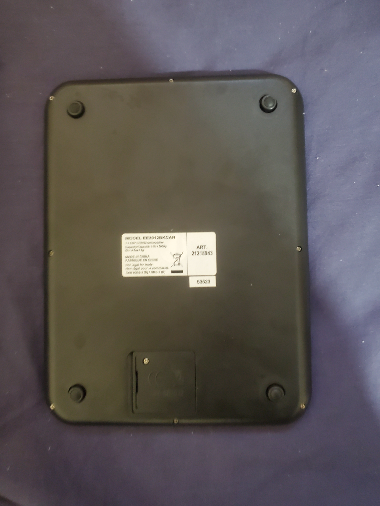 Weight Watchers EE3912BKCAN Kitchen Scale - photo 2