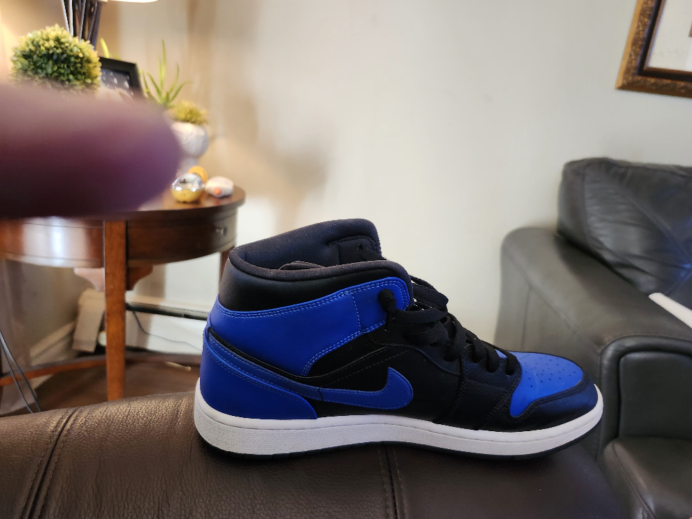 Nike Air Jordan 1 Low Black/Royal Blue - photo 3