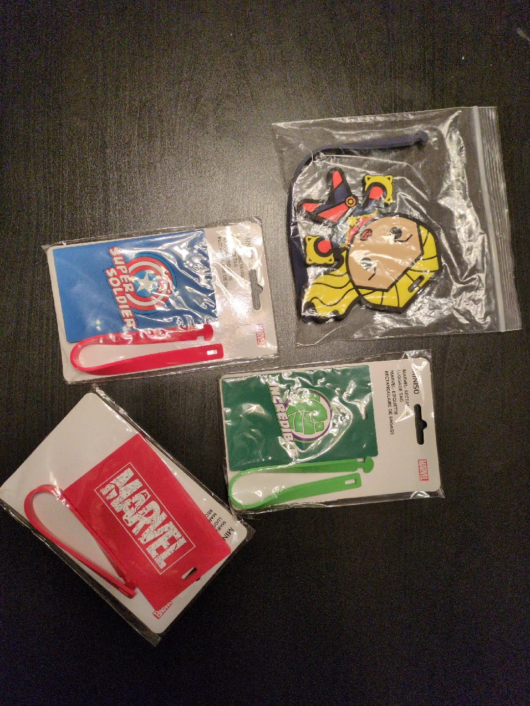 Marvel Luggage Tags - Captain America, Hulk, More! 5$ each