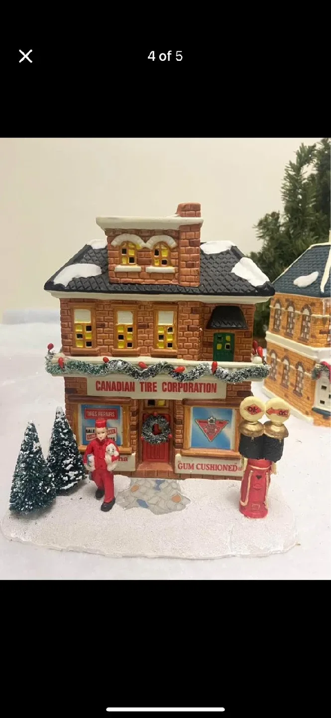 Christmas Village Miniature Buildings image indicator(9)