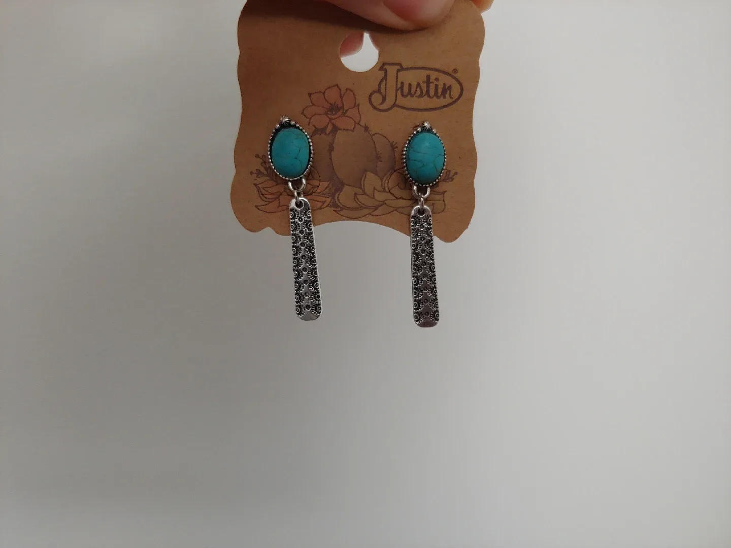 Justin Turquoise fashion Earrings - New image indicator(5)