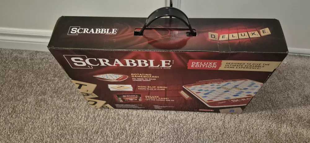 Scrabble Deluxe Edition Crossword Game image indicator(2)