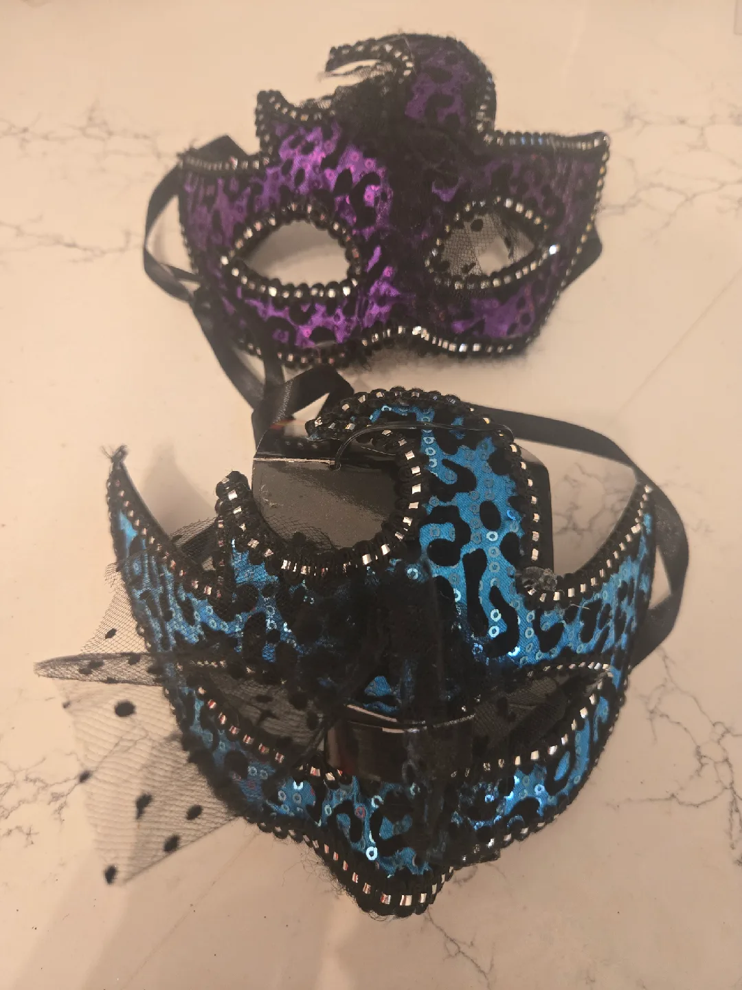 Masquerade Mask - Purple & Black