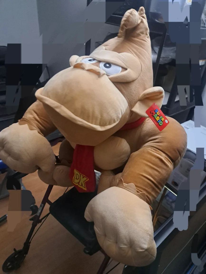 Giant Super Mario Donkey Kong Plush collectible item image indicator(3)