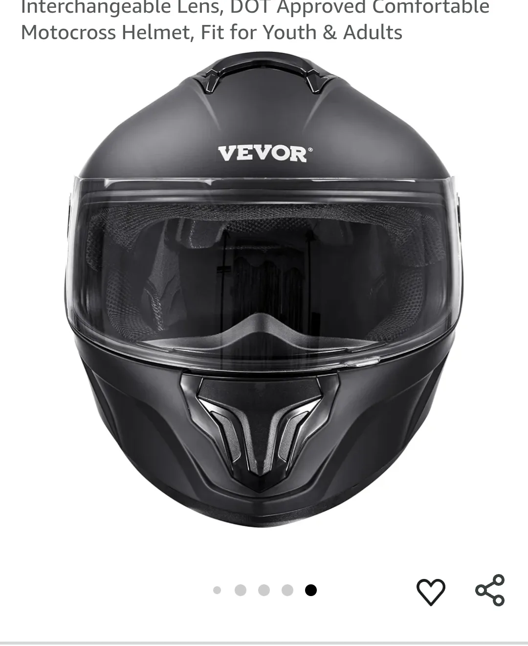 MEDIUM Full face motorcycle helmet with shield dot approved image indicator(4)