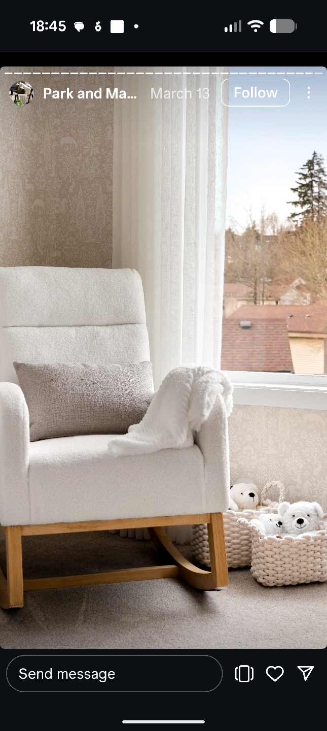 Full Nursery Set – Crib, Dresser, Chair + Baby Clothes & Decor - photo 2