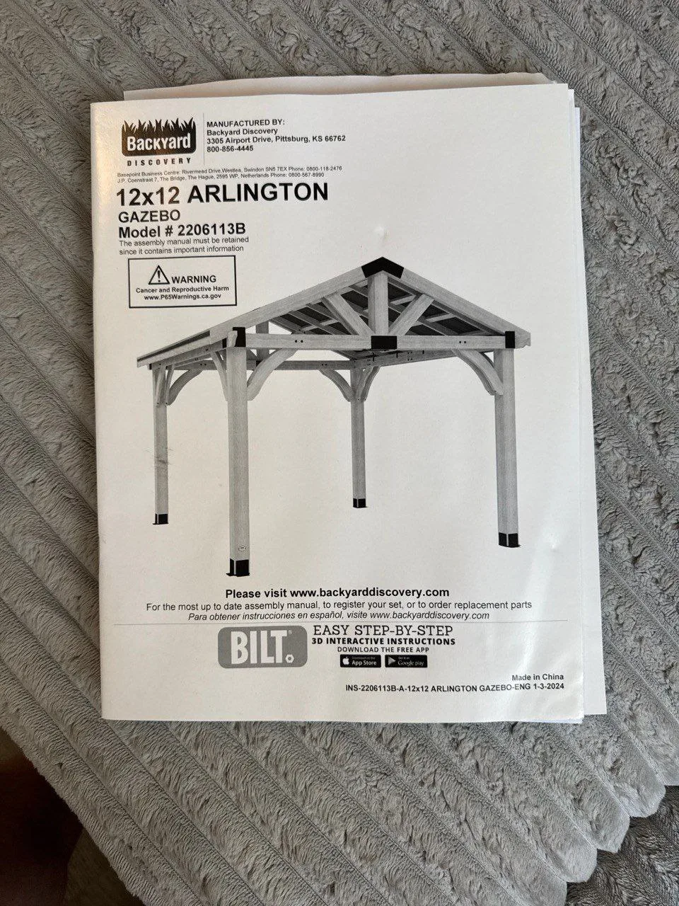 12ft x 12ft All Cedar Gazebo, Light Brown image indicator(9)