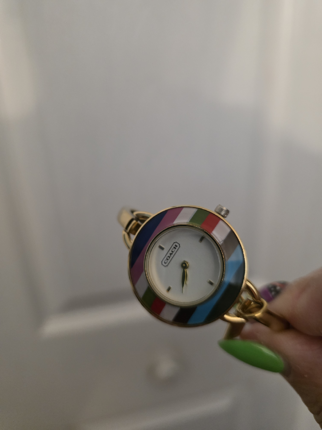 Coach Gold-Tone Bangle Watch - photo 2