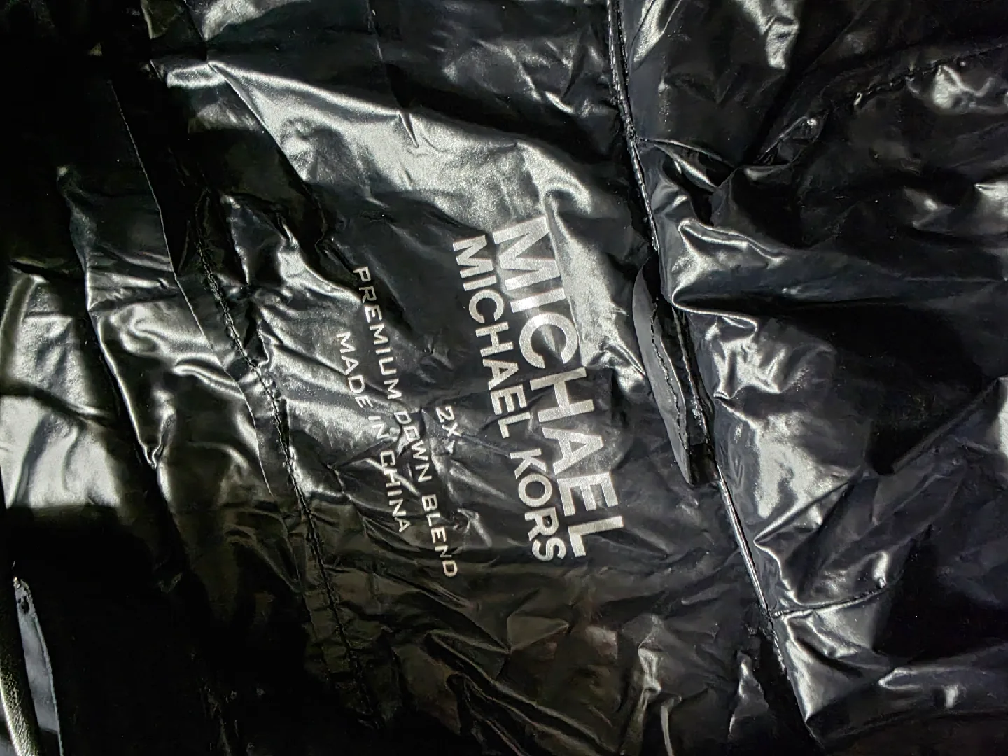 Michael Kors Winter Puffer Jacket  Black 2X image indicator(4)