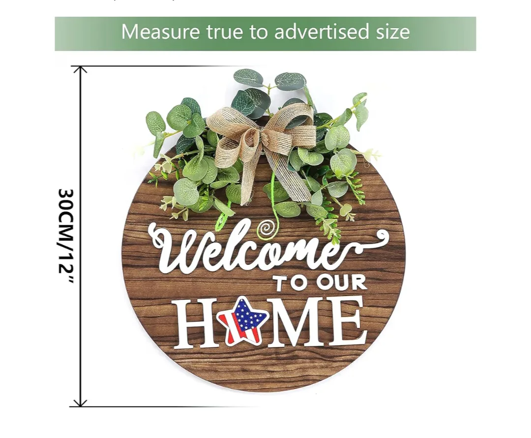 Welcome to Our Home Wood Sign image indicator(6)