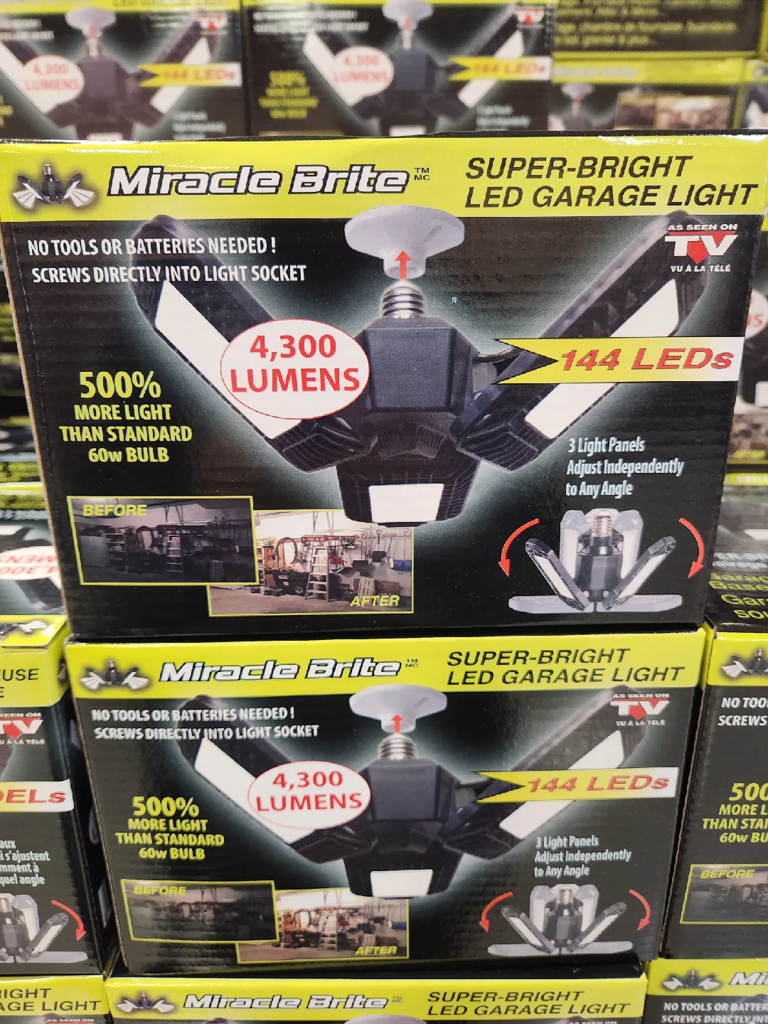 Miracle Brite LED Garage Light - Super Bright thumbnail