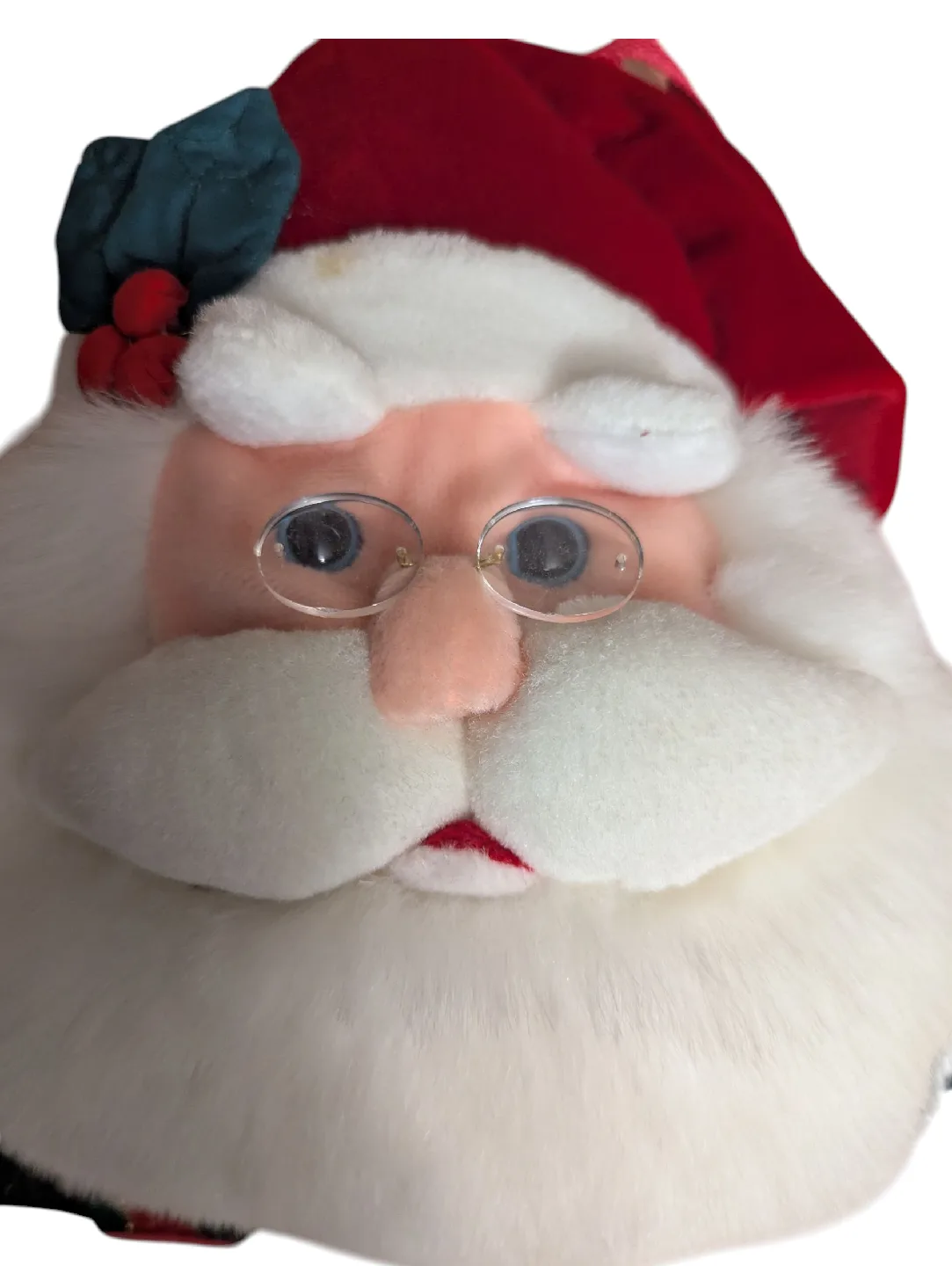 Vintage Santa Claus Christmas card holder