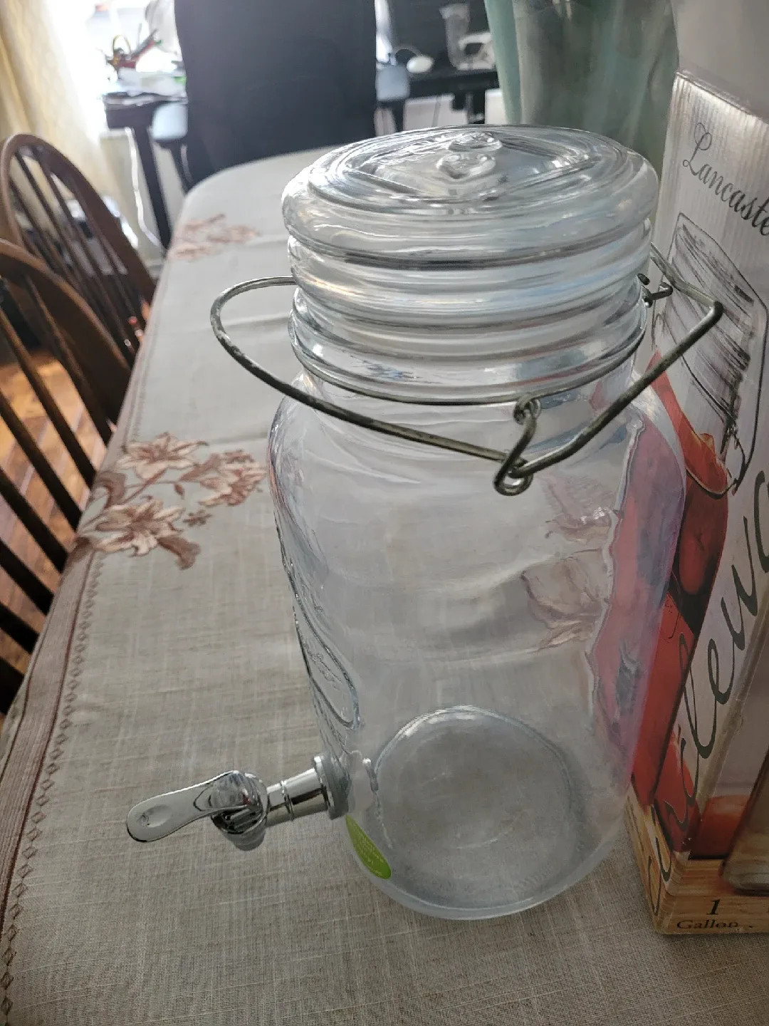 Lancaster 1-Gallon Beverage Dispenser - New in Box image indicator(3)