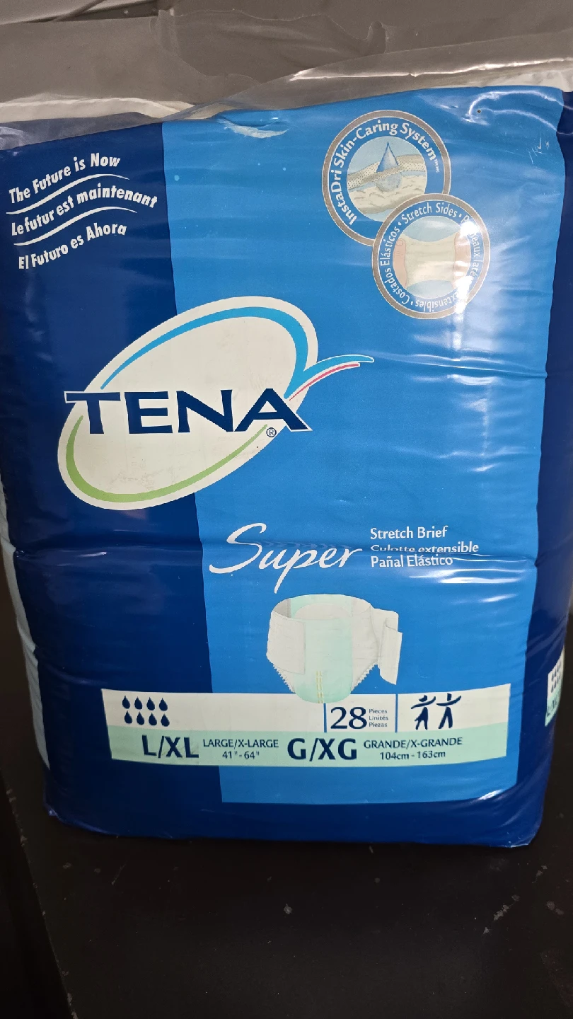 TENA Super Stretch Briefs L/XL (28 count)