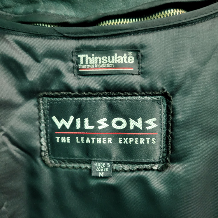 Wilsons Leather Experts Black Trench Coat - Size M - photo 5