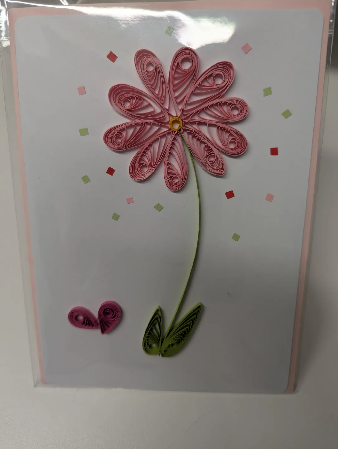 Handmade Quilled Flower Greeting Card image indicator(2)