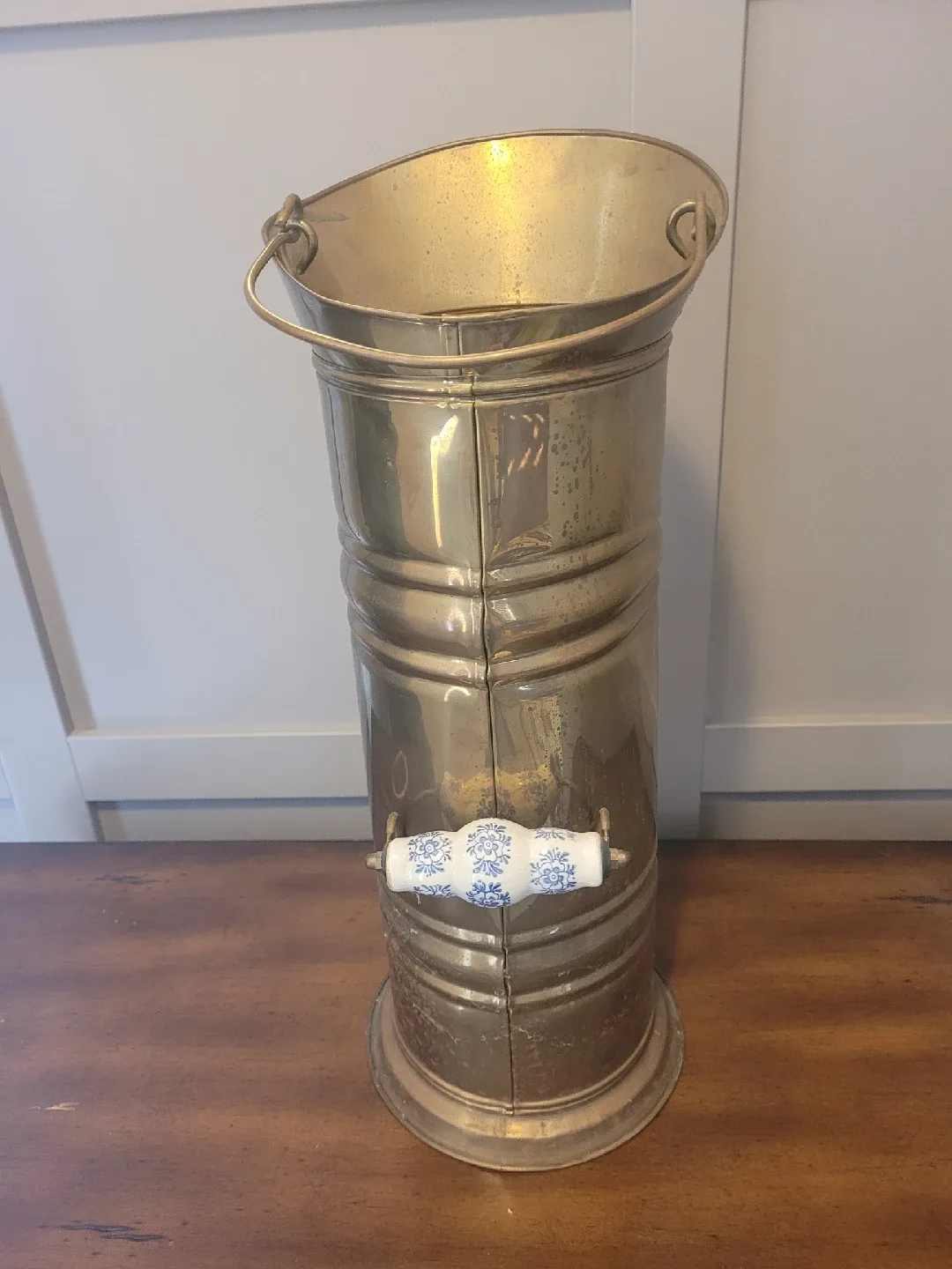 Vintage Brass Coal Scuttle Bucket image indicator(2)