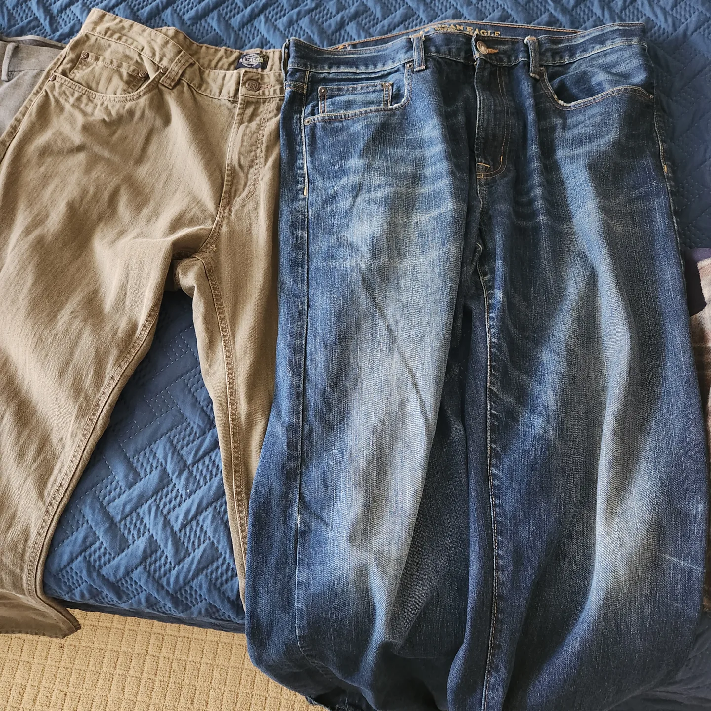 Men's Pants: Dockers, American Eagle - Sizes 38x32 & 34 image indicator(3)
