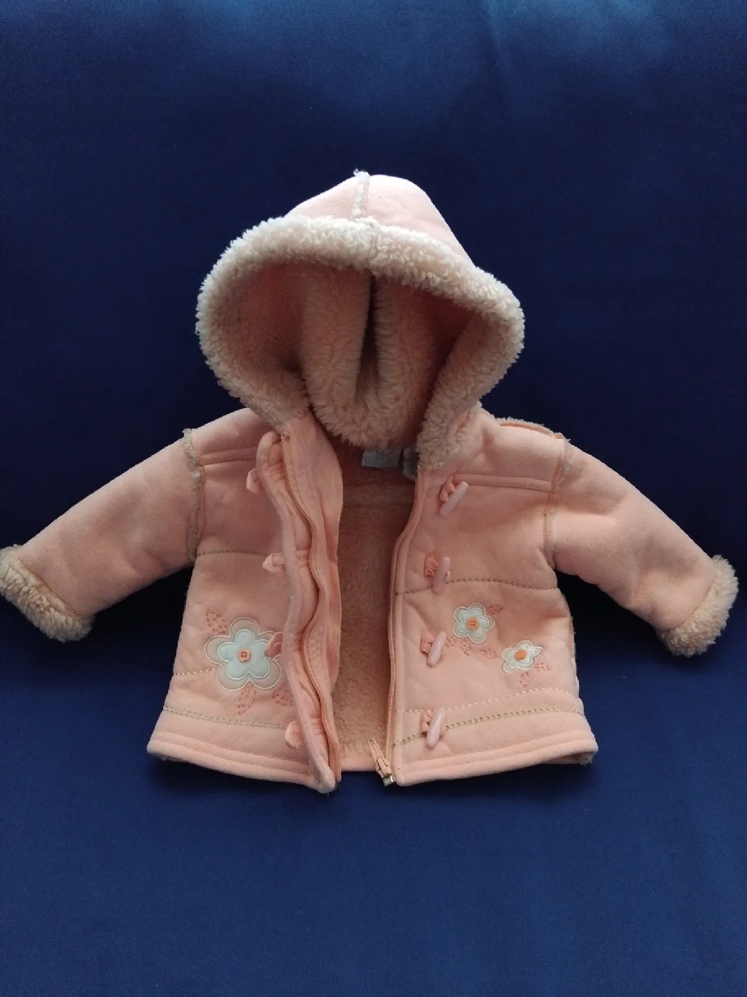 baby girl winter jacket 6-9 mos thumbnail