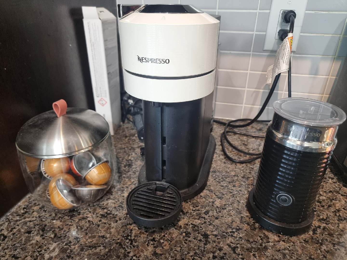 Nespresso Vertuo POP+ Machine with Aeroccino