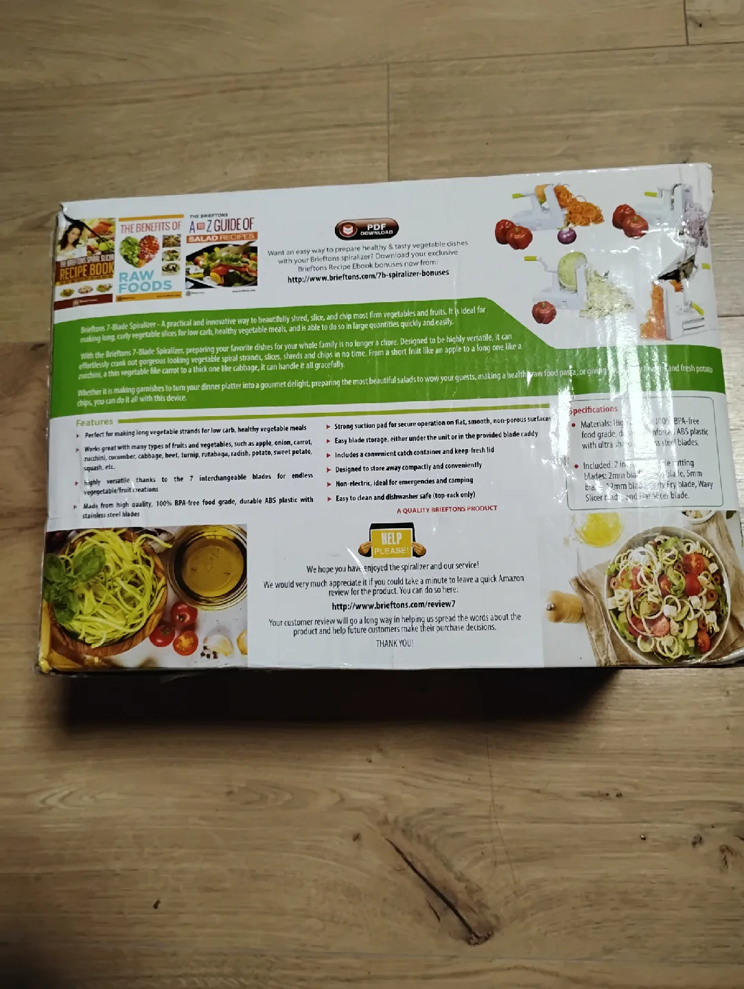 Brieftons 7-Blade Spiralizer - Like New! image indicator(4)