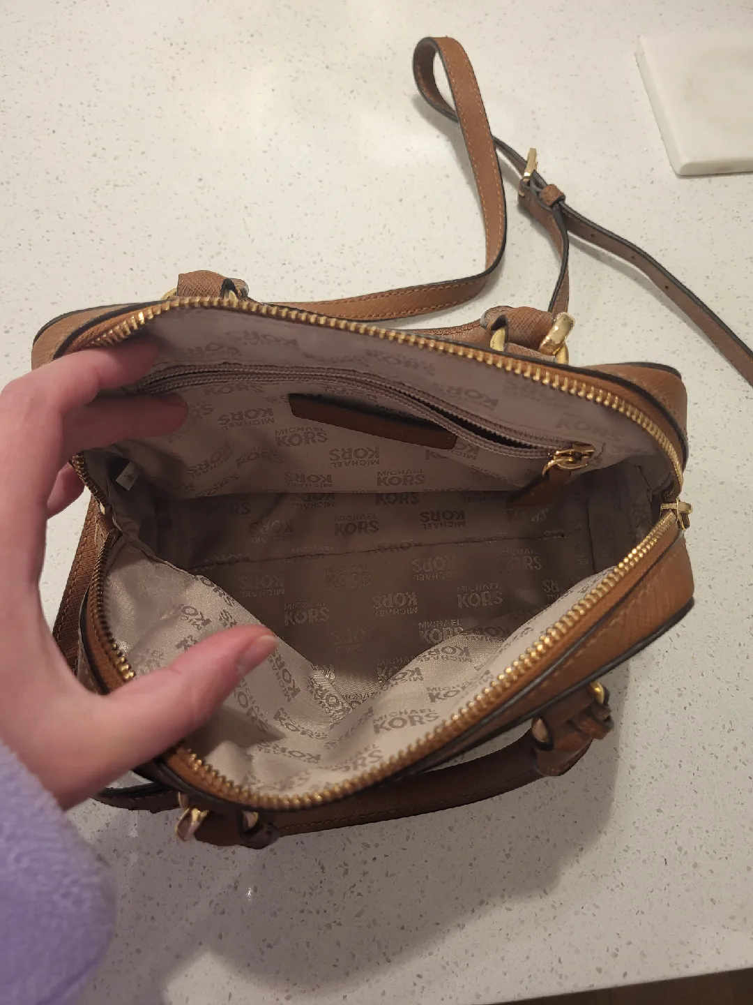 Michael Kors Satchel Bag - Brown image indicator(4)