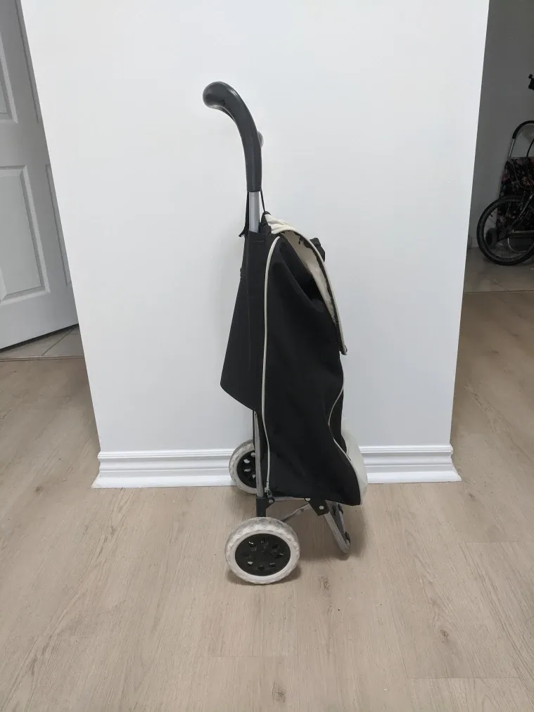 Black & White Shopping Trolley image indicator(2)