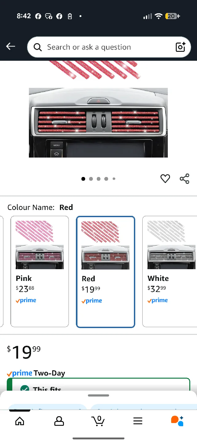 custom bling Air vent trim covers image indicator(2)