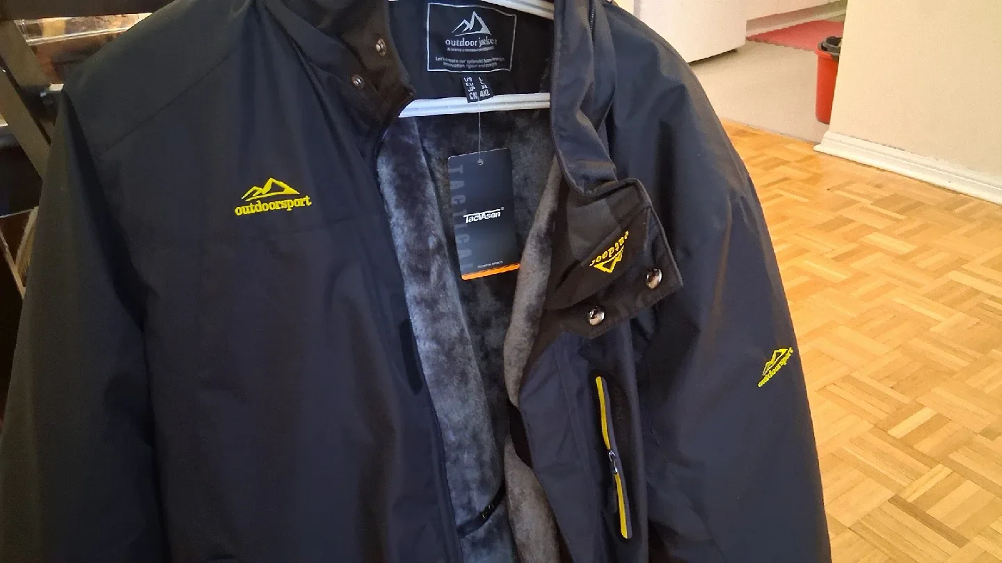 New mens winter jacket brand outdoorsport size large  brand new thumbnail