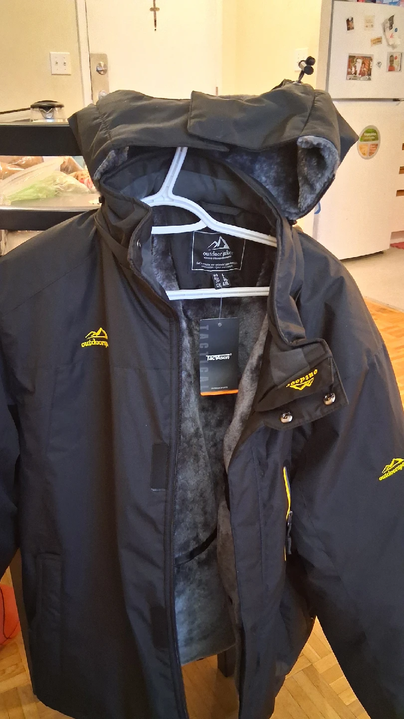 New mens winter jacket brand outdoorsport size large  brand new - photo 2