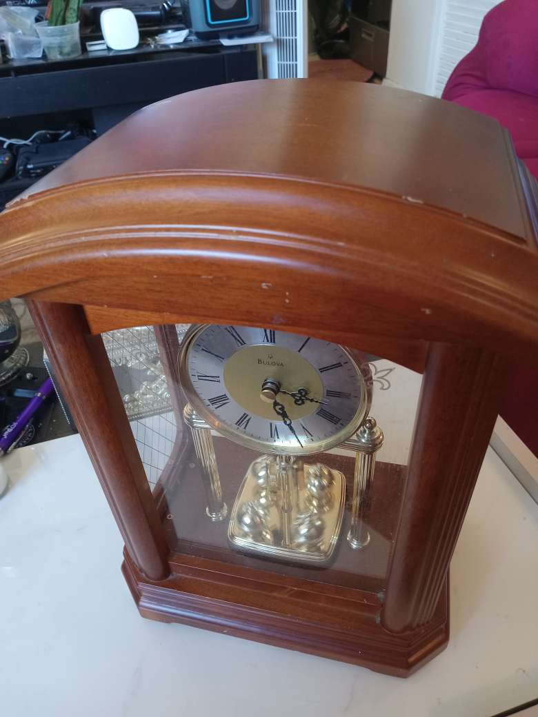 Bulova Mantel Clock with Westminster Chimes