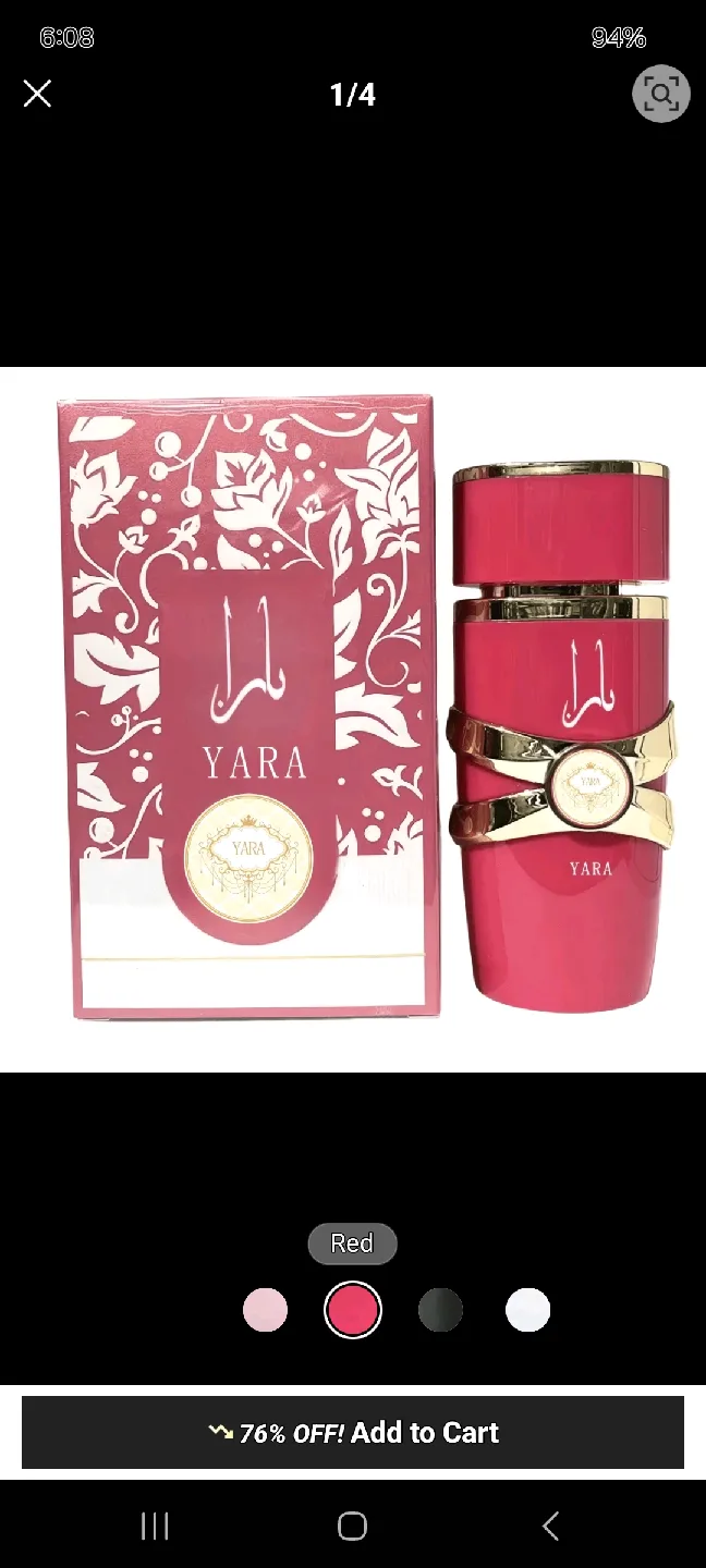 Yara Lattafa Perfume 100ml thumbnail