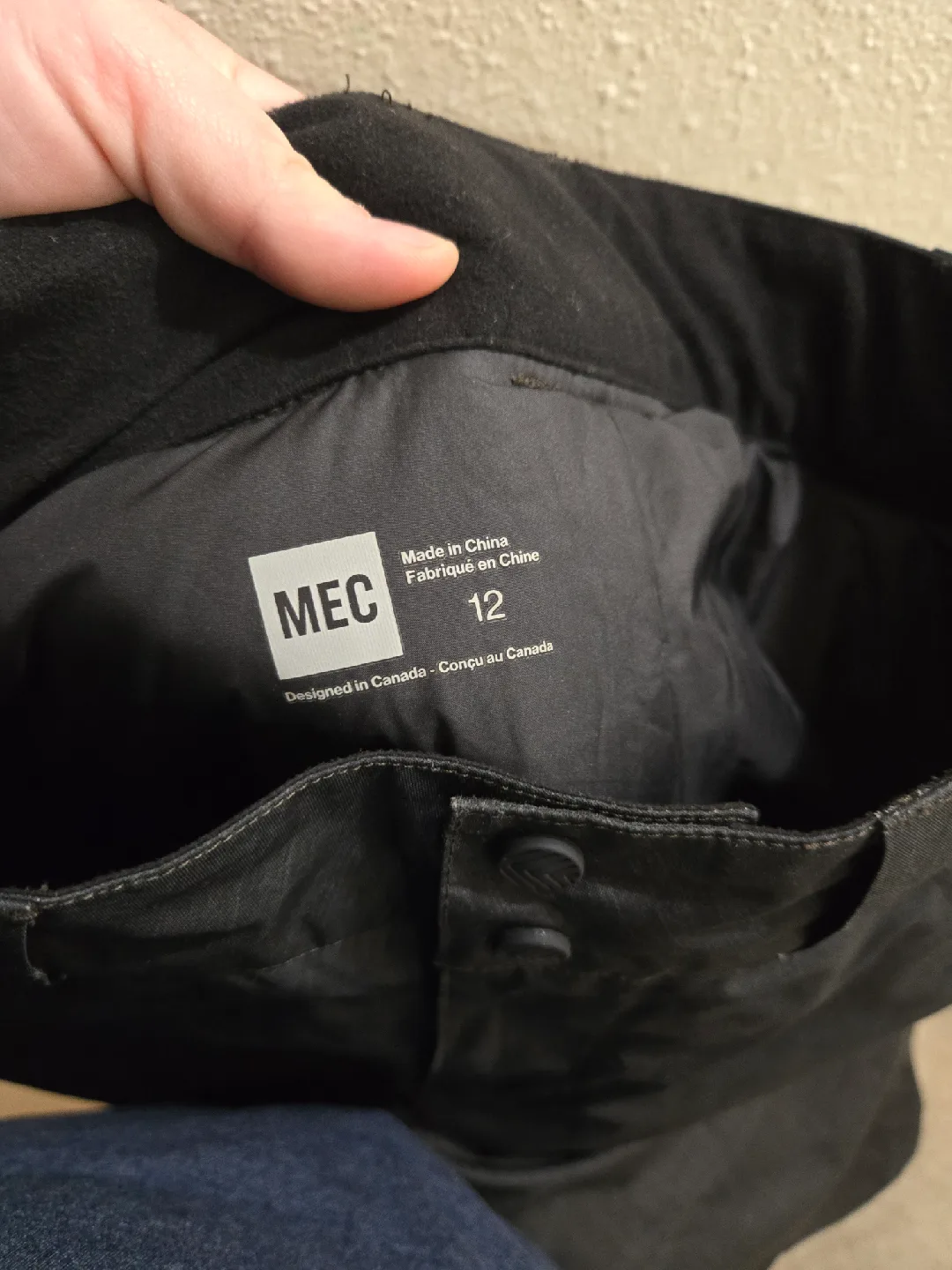 MEC Black Snow Pants - Size 12 image indicator(2)