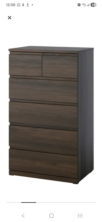 IKEA 6-Drawer Dresser - Brown BRAND NEW thumbnail