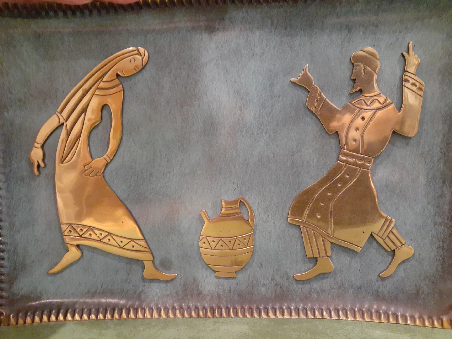 Vintage Pal-Bell Jerusalem Copper Tray - photo 2